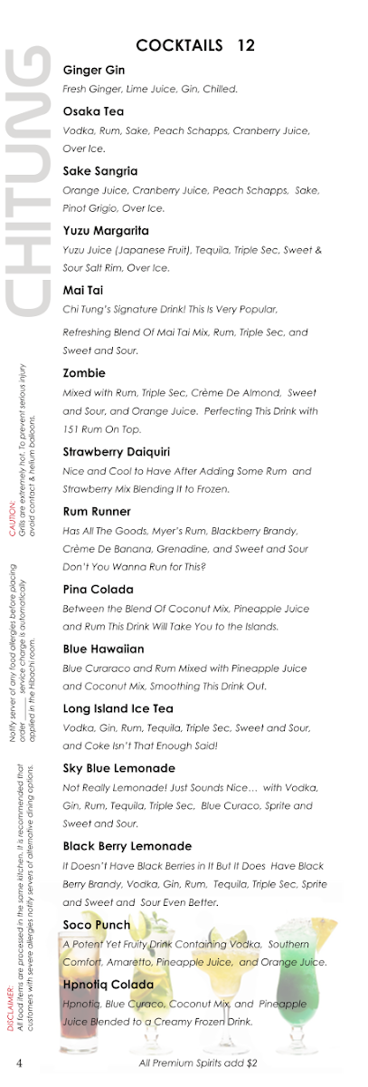 Chi Tung Restaurant Menu - Image 4